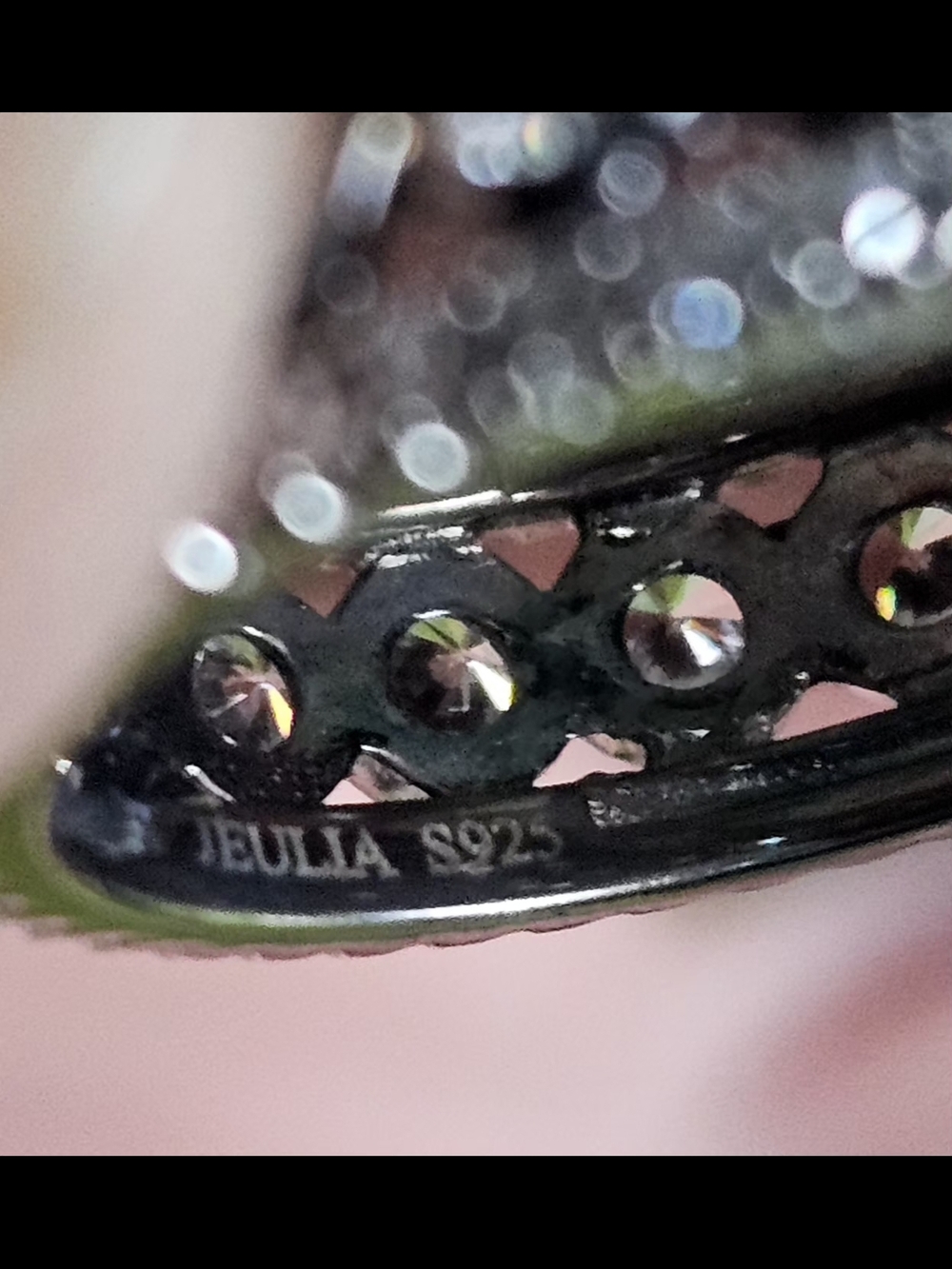Jeulia S925 Sterling Silver CZ Eternity Band Ring – Size 8¾ Personalized - Picture 13 of 13